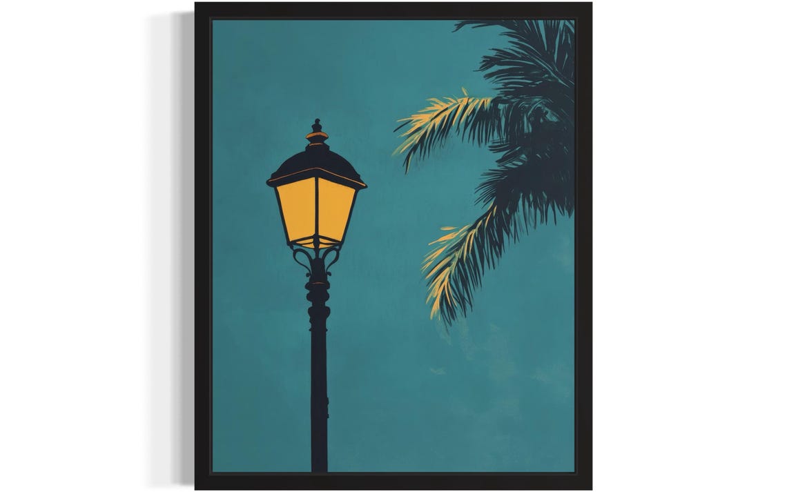 Street Light Pop Art Poster