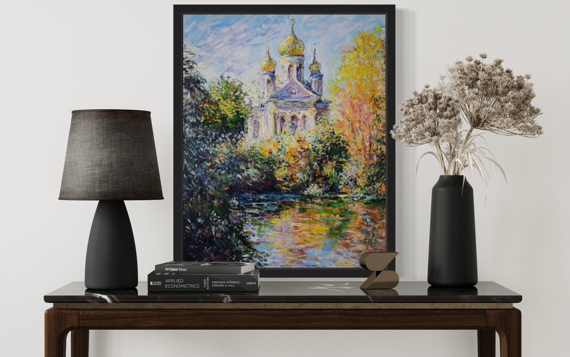 Ukraine Countries Monet Art Print - Image 3