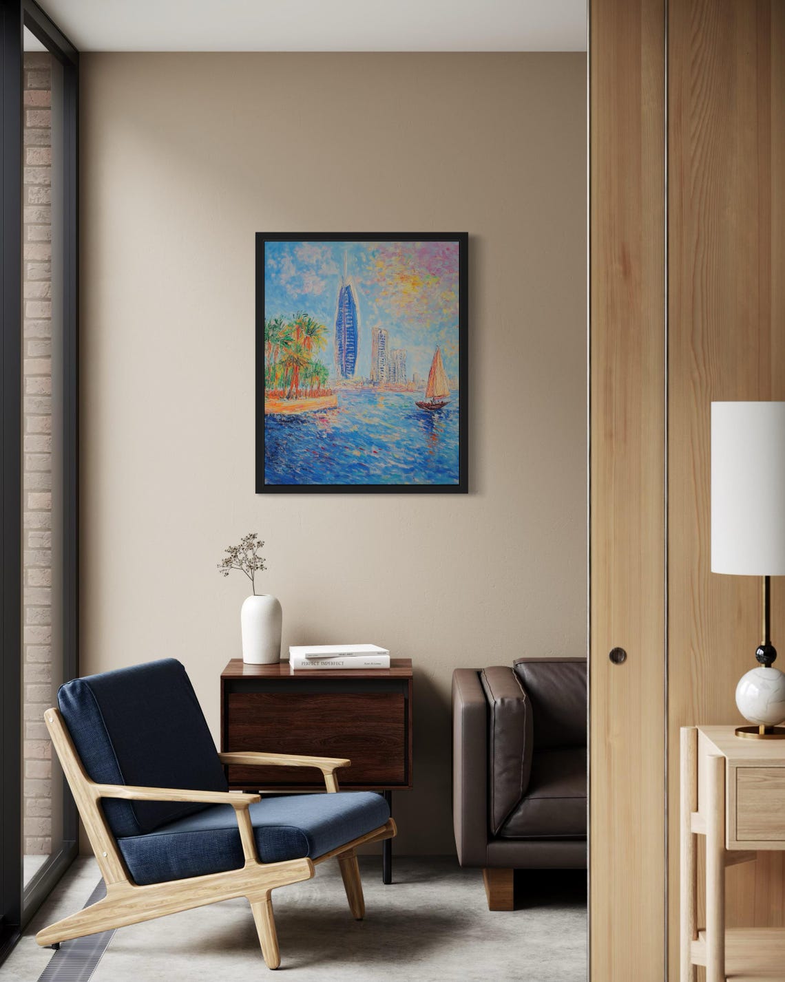 Bahrain Countries, Monet Art Print - Image 2