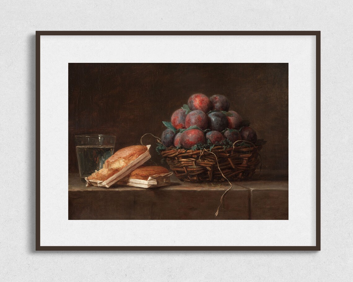 Still Life Vintage Art Painting - Image 2
