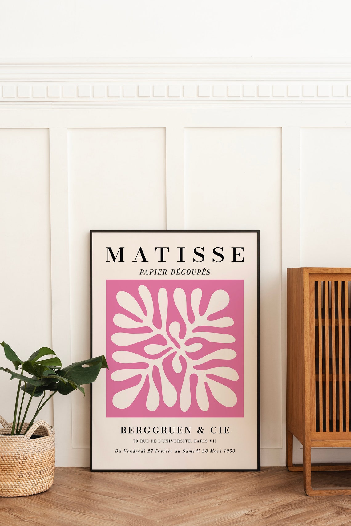 Henri Matisse Papier Decoupes Pink Exhibition Cut Out Art Poster - Image 6