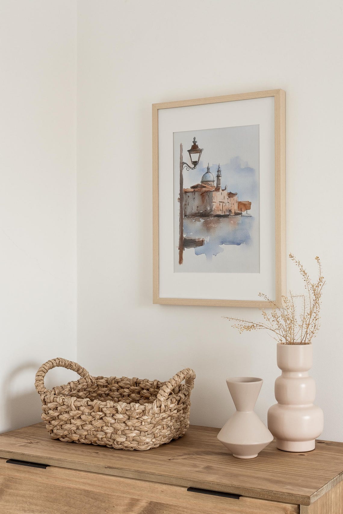 Venice Painting Grand Canal Watercolor Art Print Italian Cityscape Wall Art Travel Poster Bedroom Wall Art - Image 2