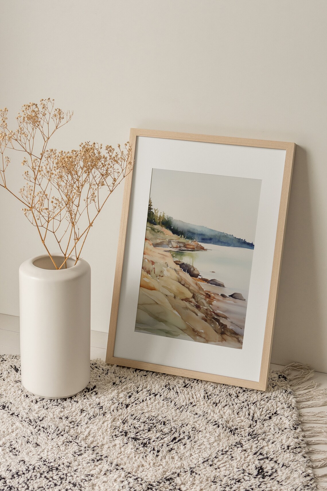Lake Superior Watercolor Painting, Great Lakes Art Print - Image 3