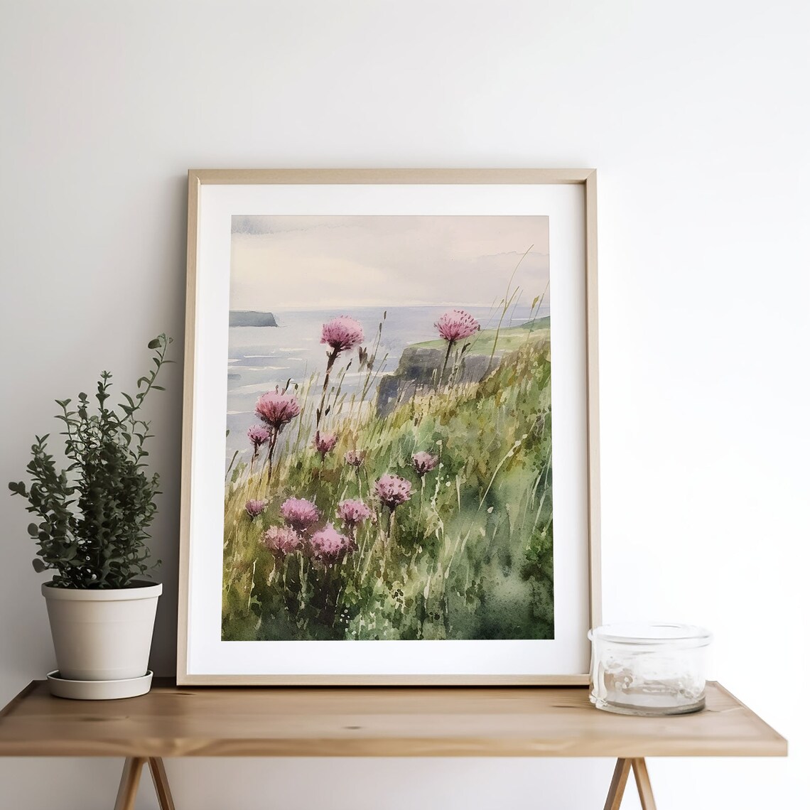 Cliffs Of Moher Watercolor Art Print, Ireland - Image 3