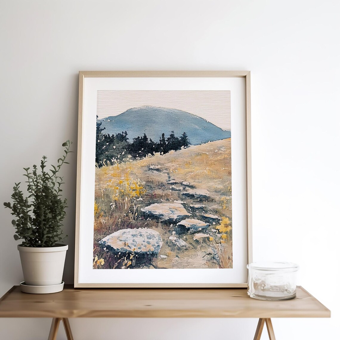 Guanella Pass Colorado Mountain Trail Watercolor Hiking Poster - Image 4