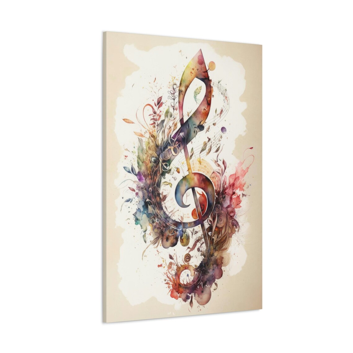 Musical Note Watercolor Art Print, Musician Art - Image 3