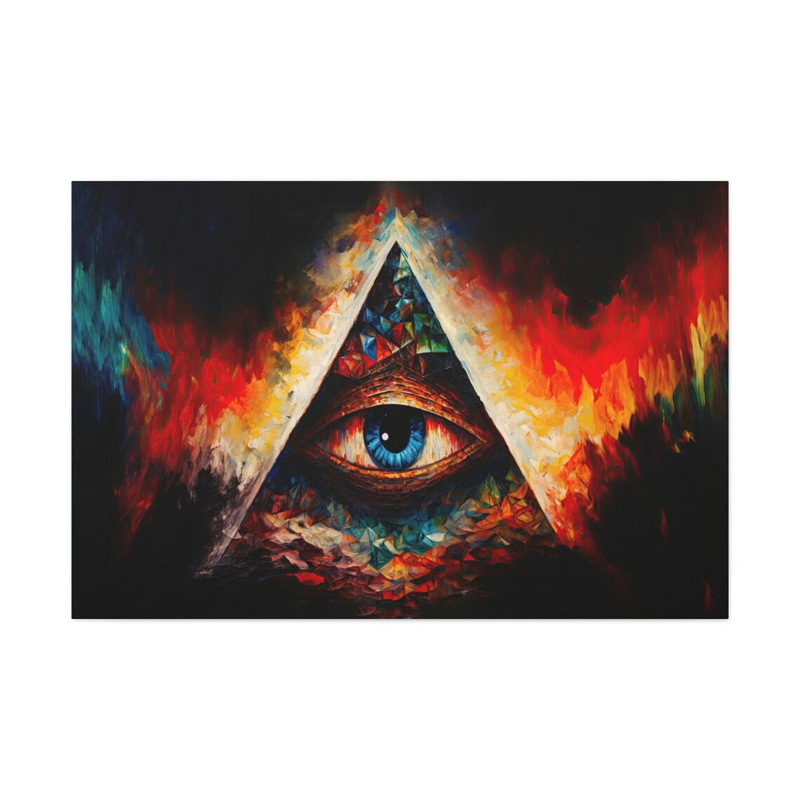 Illuminati Eye Fantasy Art Print