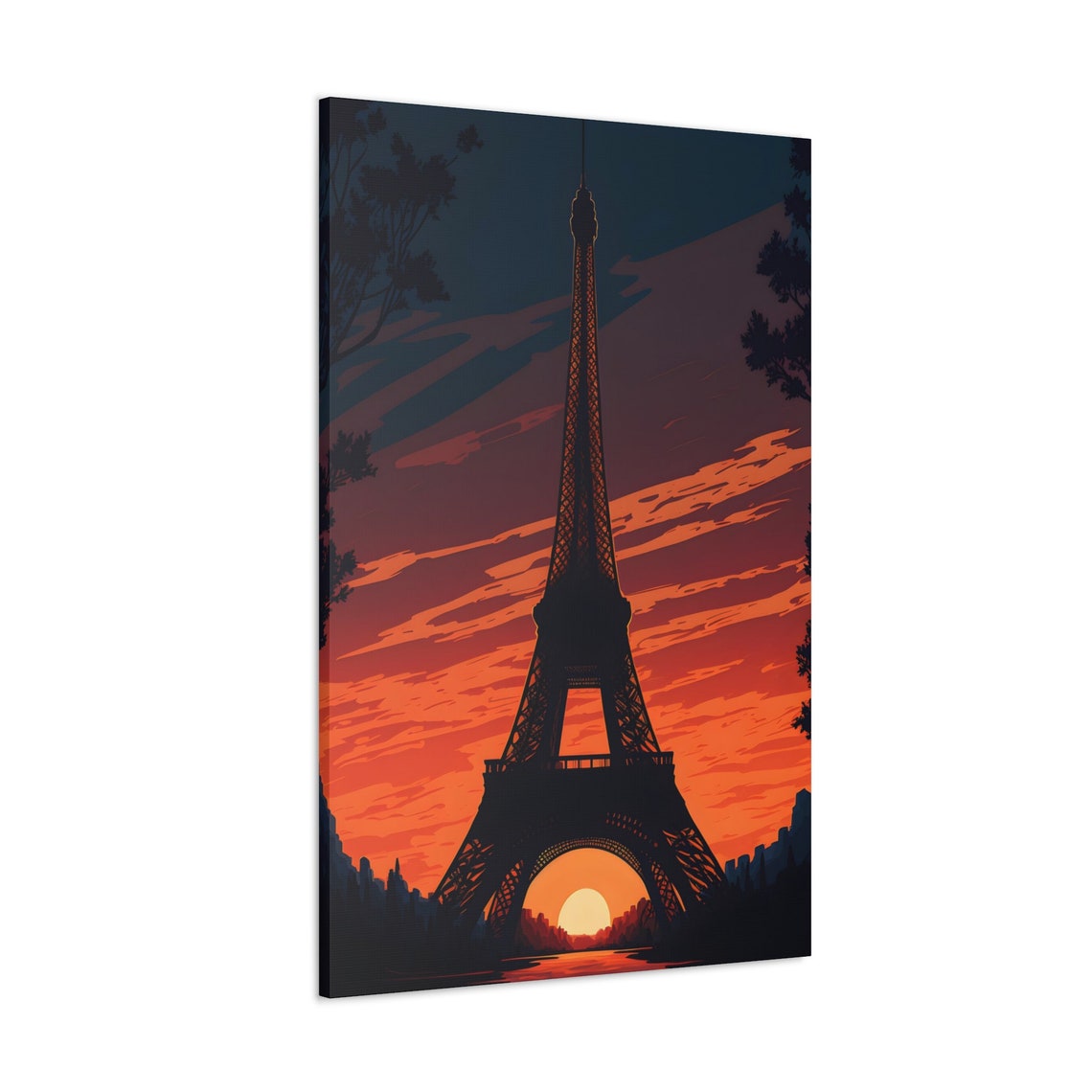 Eiffel Tower Landmark Art Print - Image 3