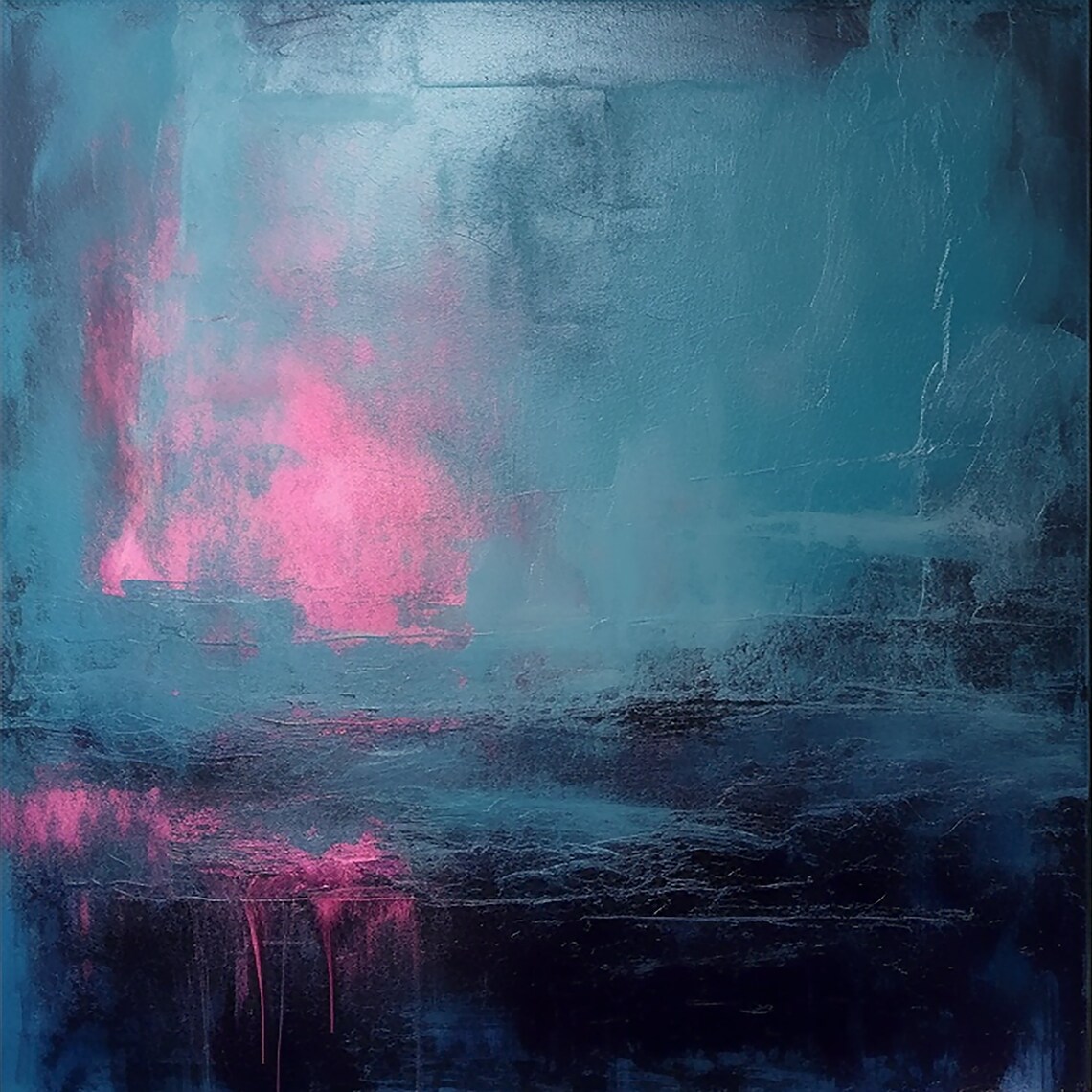 Abstract Painting, Mystical Enigma Art Print - Image 3