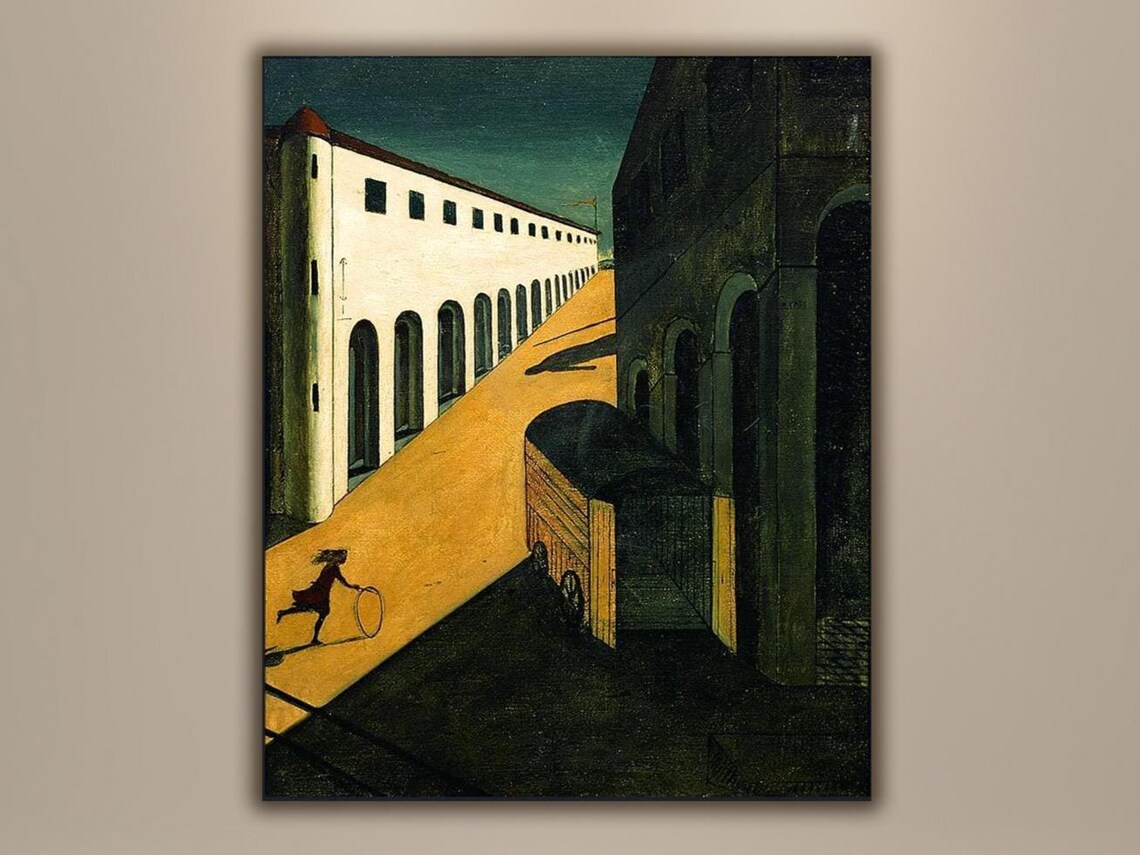 De Chirico Surrealist Mystery And Melancholy Art Print