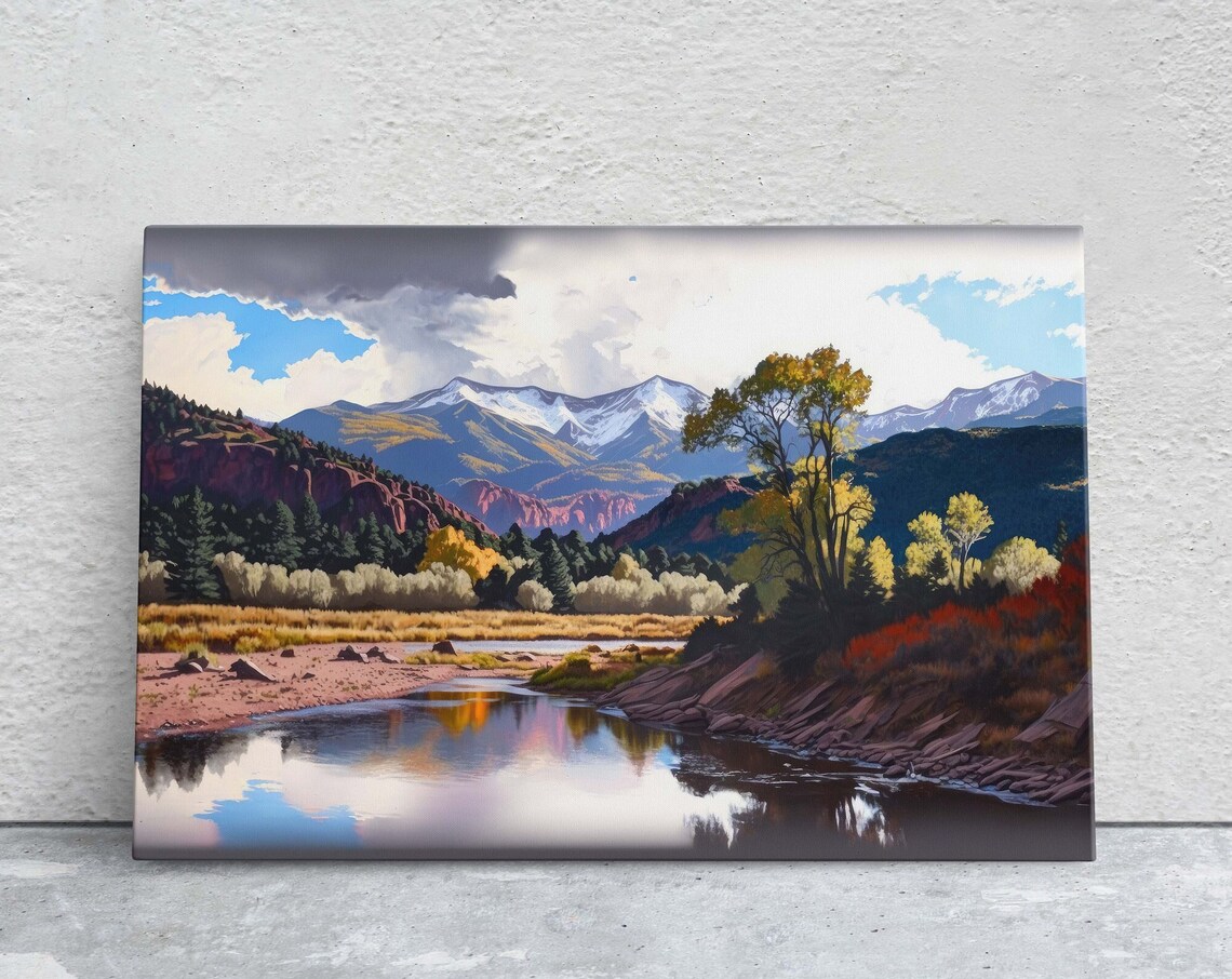 Redstone Colorado Rocky Mountains Landscape Art Print
