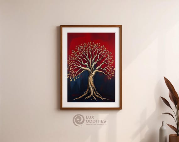 Ancient Tree, Majestic Nature Decor Art Print