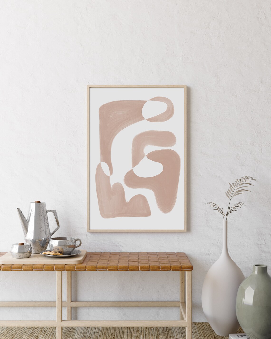 Abstract Geometric Art, Mid-Century Wall Art Print - Image 2