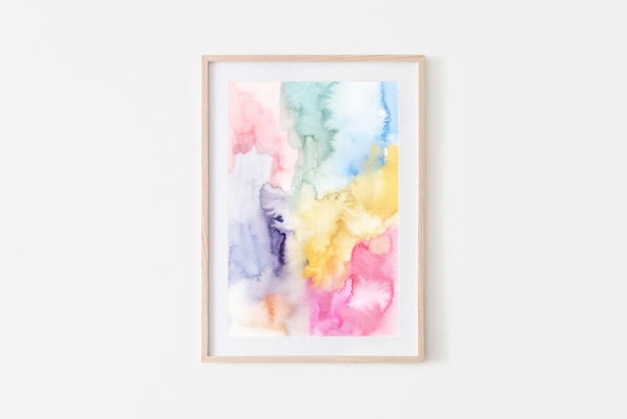 Wall Art Abstract Nursery Abstract Art Pastel Neutral Print Instant Prints Neutral Wall Art Modern Art Pink Beige Art