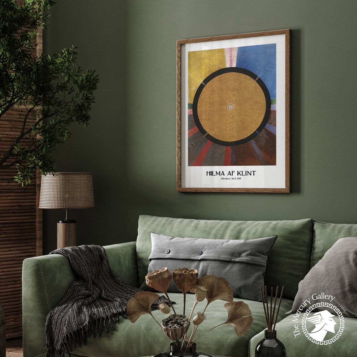 Hilma Af Klint Poster Abstract Colorful Wall Art Scandinavian Room Decor Housewarming Wall Art - Image 5