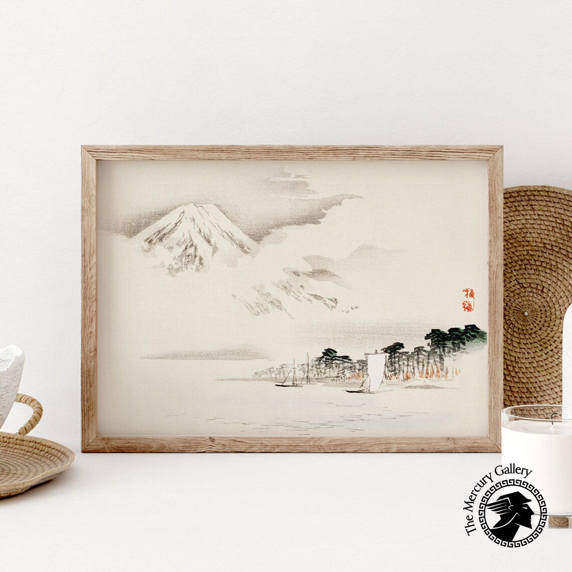 Mount Fuji Vintage Travel Poster, Japanese Art - Image 6