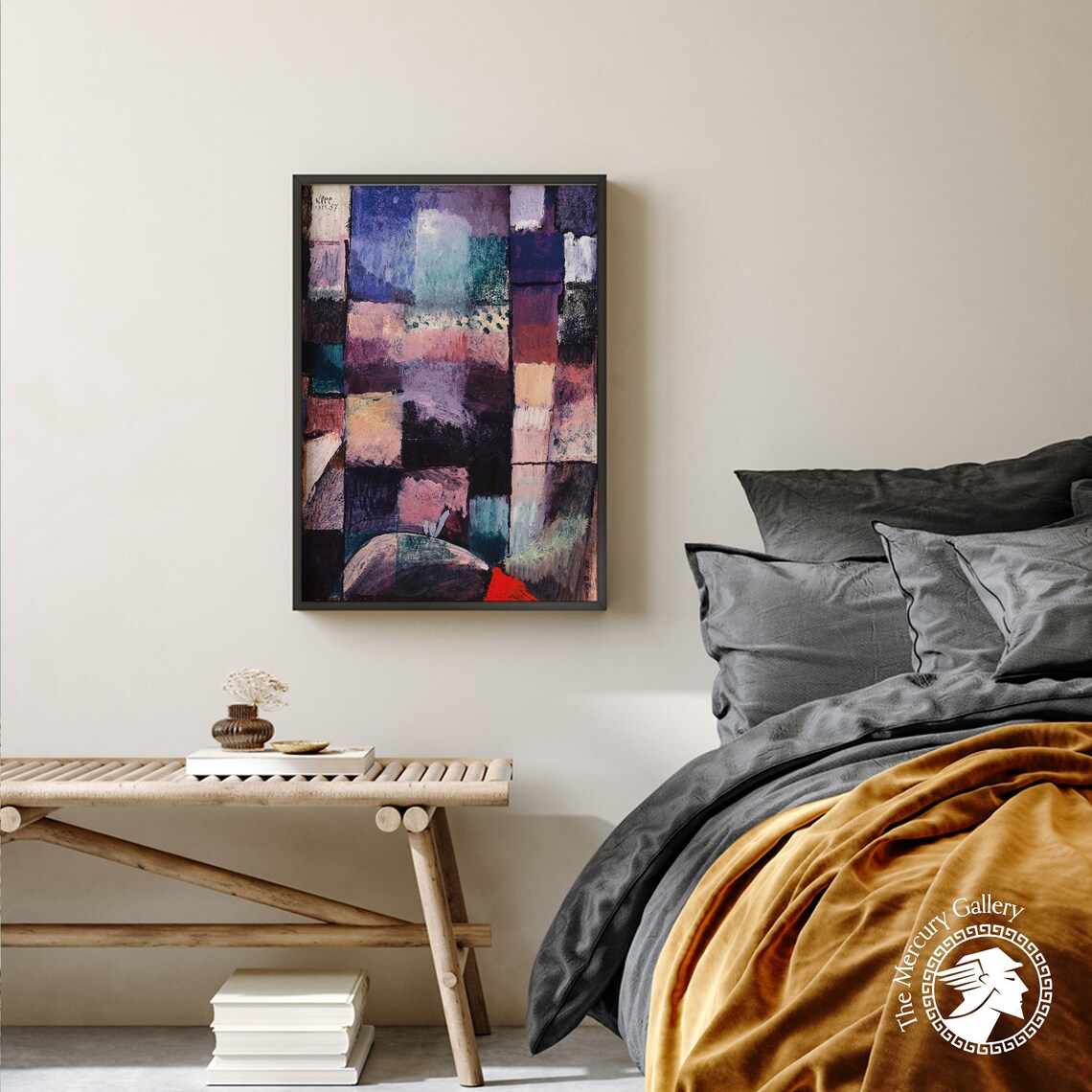 Paul Klee About A Motif From Hammamet 1914 Purple Abstract Poster - Image 6