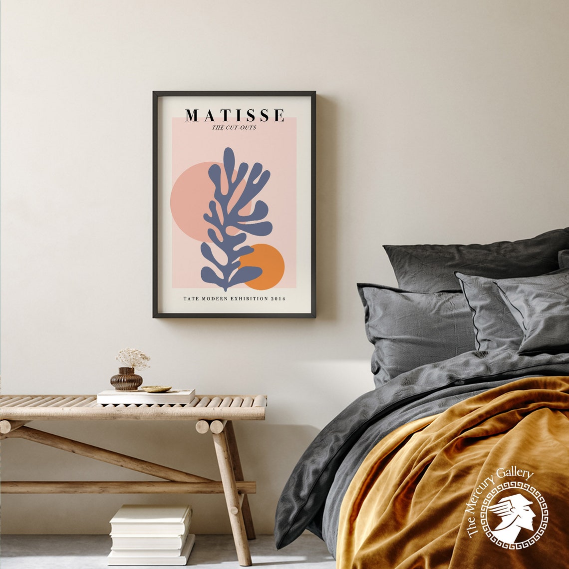 Matisse Print Vintage Exhibition Poster Modern Trendy Abstract Wall Art Papiers Decoupes Minimalist - Image 3