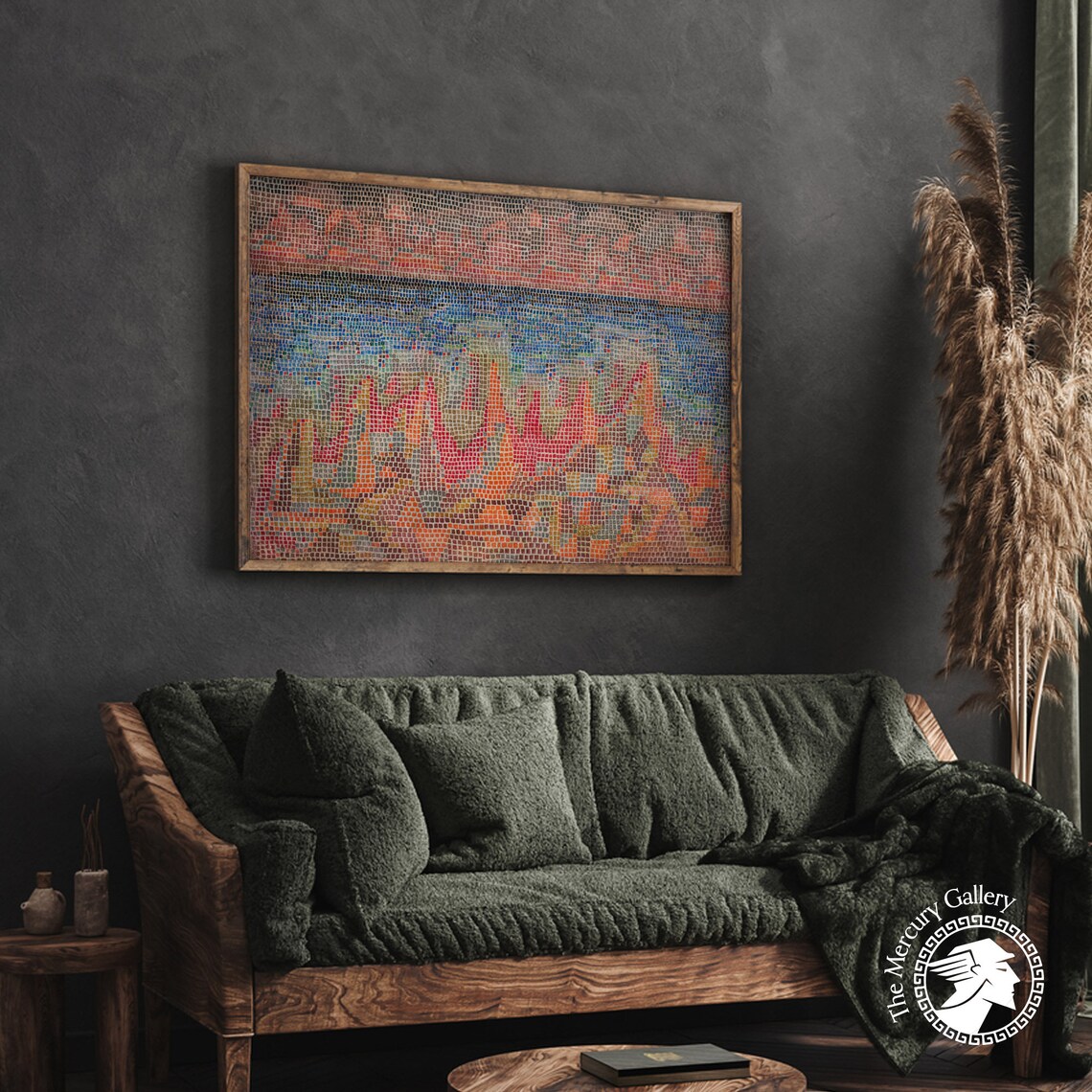 Paul Klee Klippen Am Meer, Abstract Art Print - Image 3