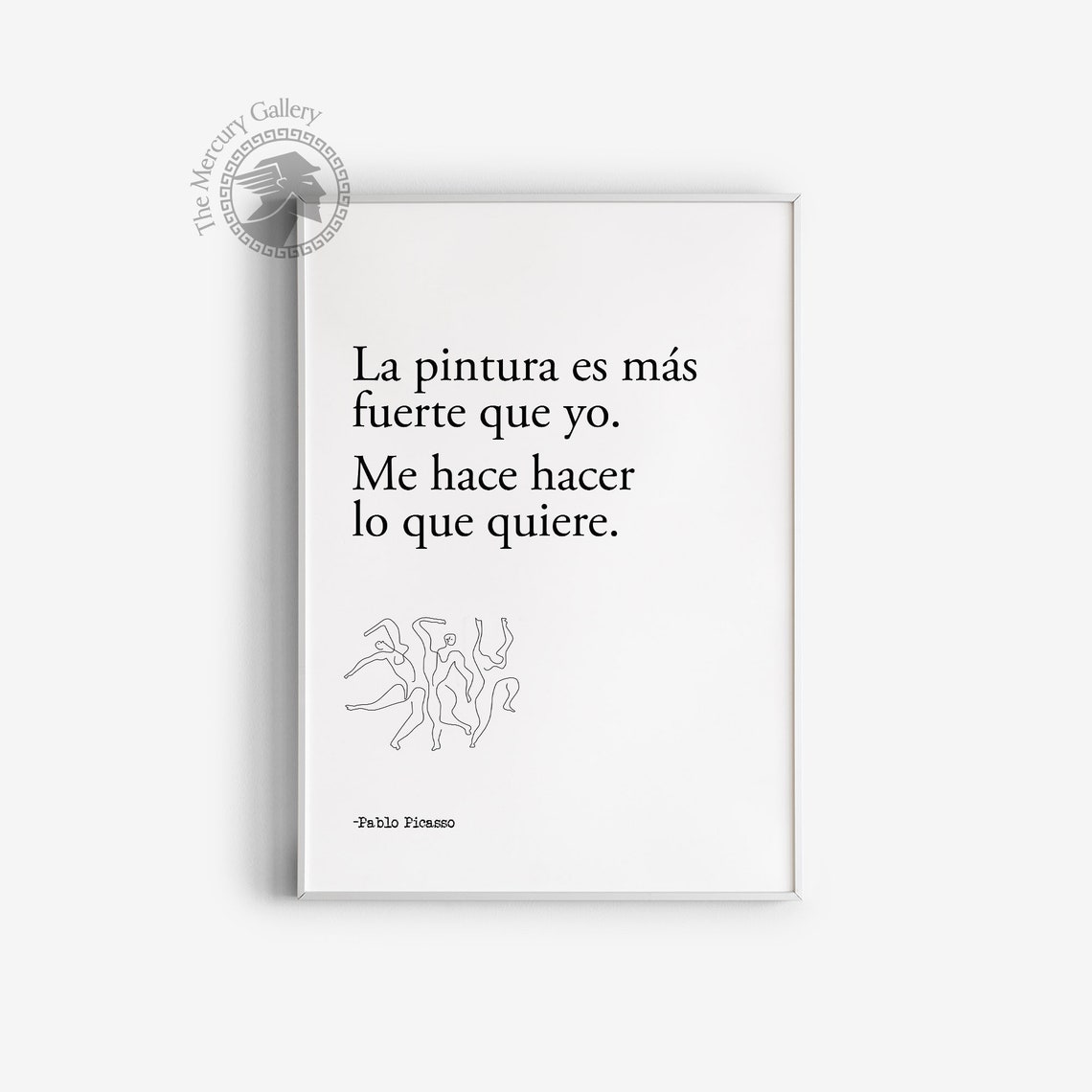 Inspirational Quotes Wall Art Picasso Poster Print Three Dancers Typography Poster Unique Wall Art Modern Art Home Decor - Image 3