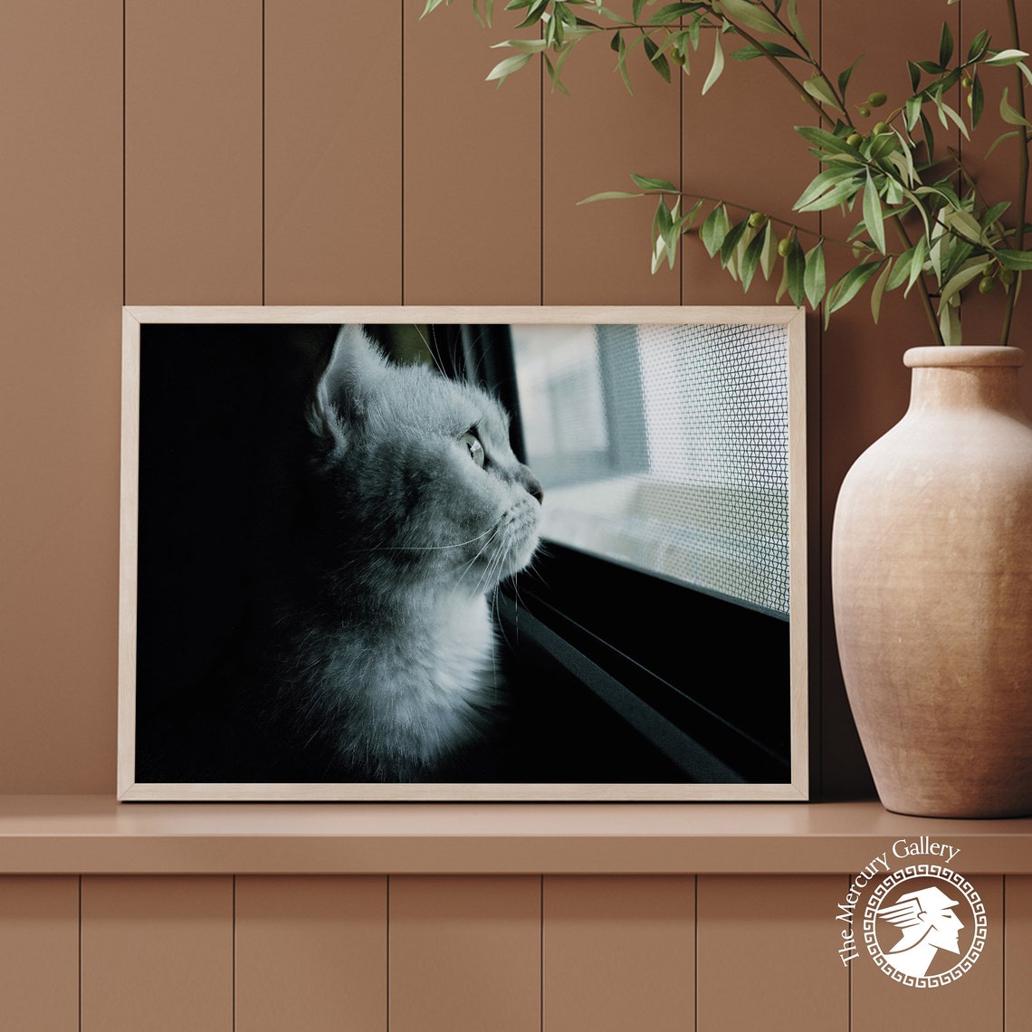 Cat Poster Print, Funny Cat Art Print