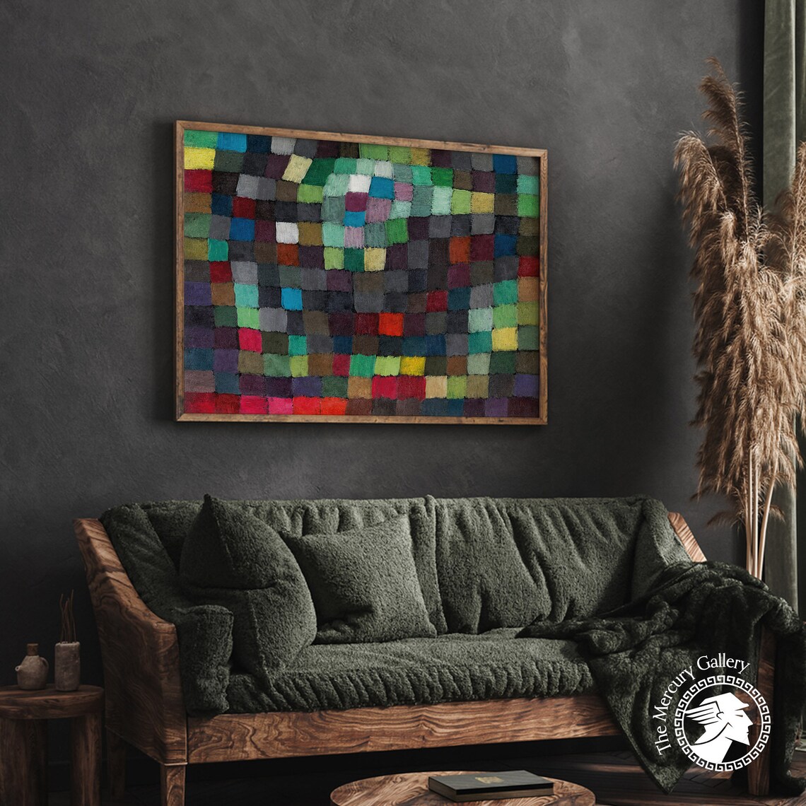Paul Klee May Picture 1925 Colorful Mosaic Squares Abstract Art Poster - Image 2