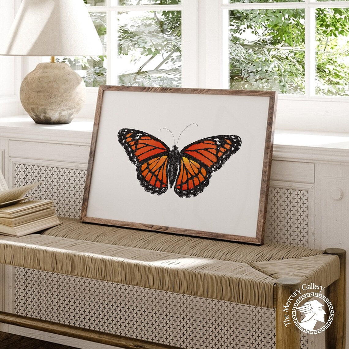 Butterfly Rustic Butterfly Decor Art Print - Image 4
