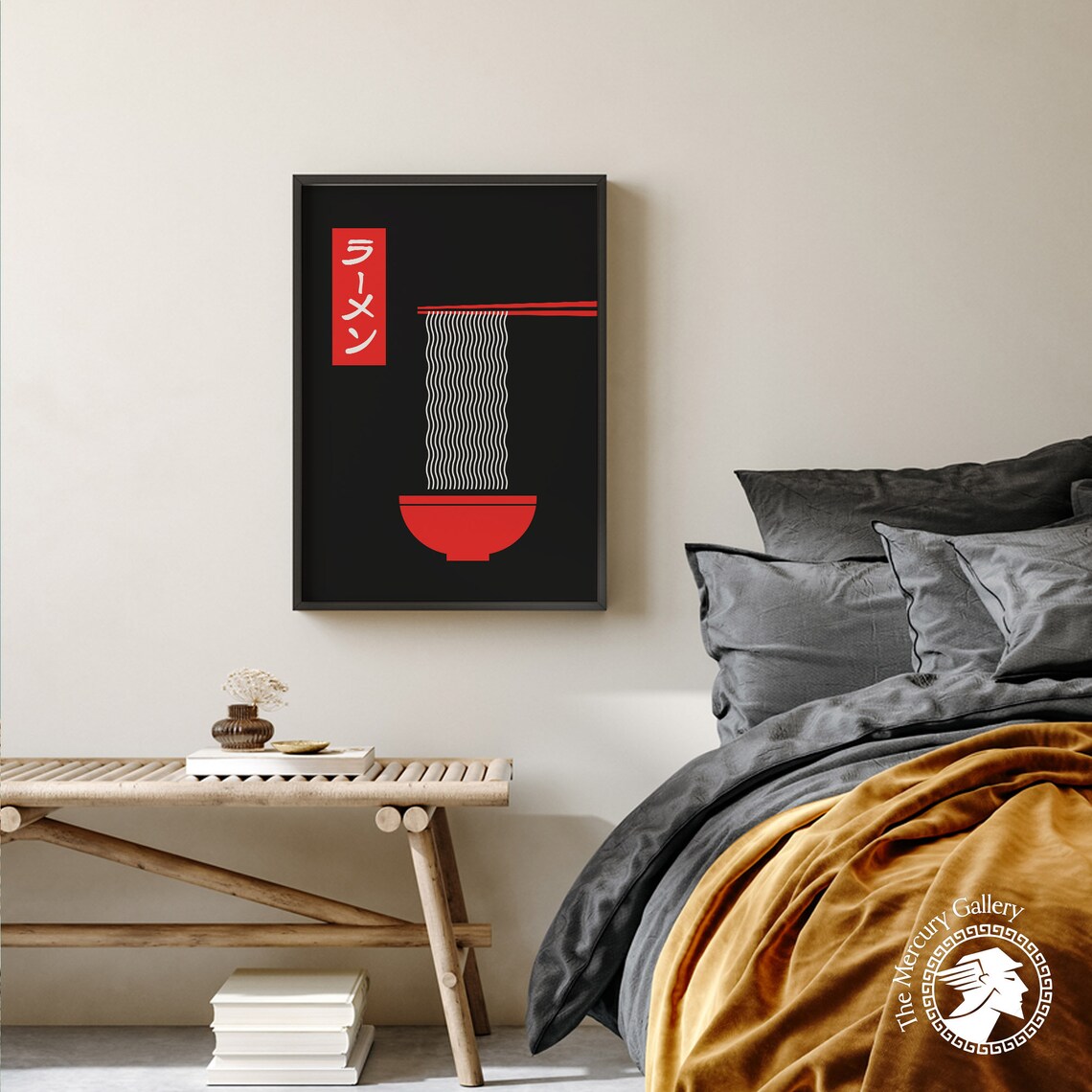 Ramen Noodle Travel Poster, Noodle Soup Artwork - Image 2