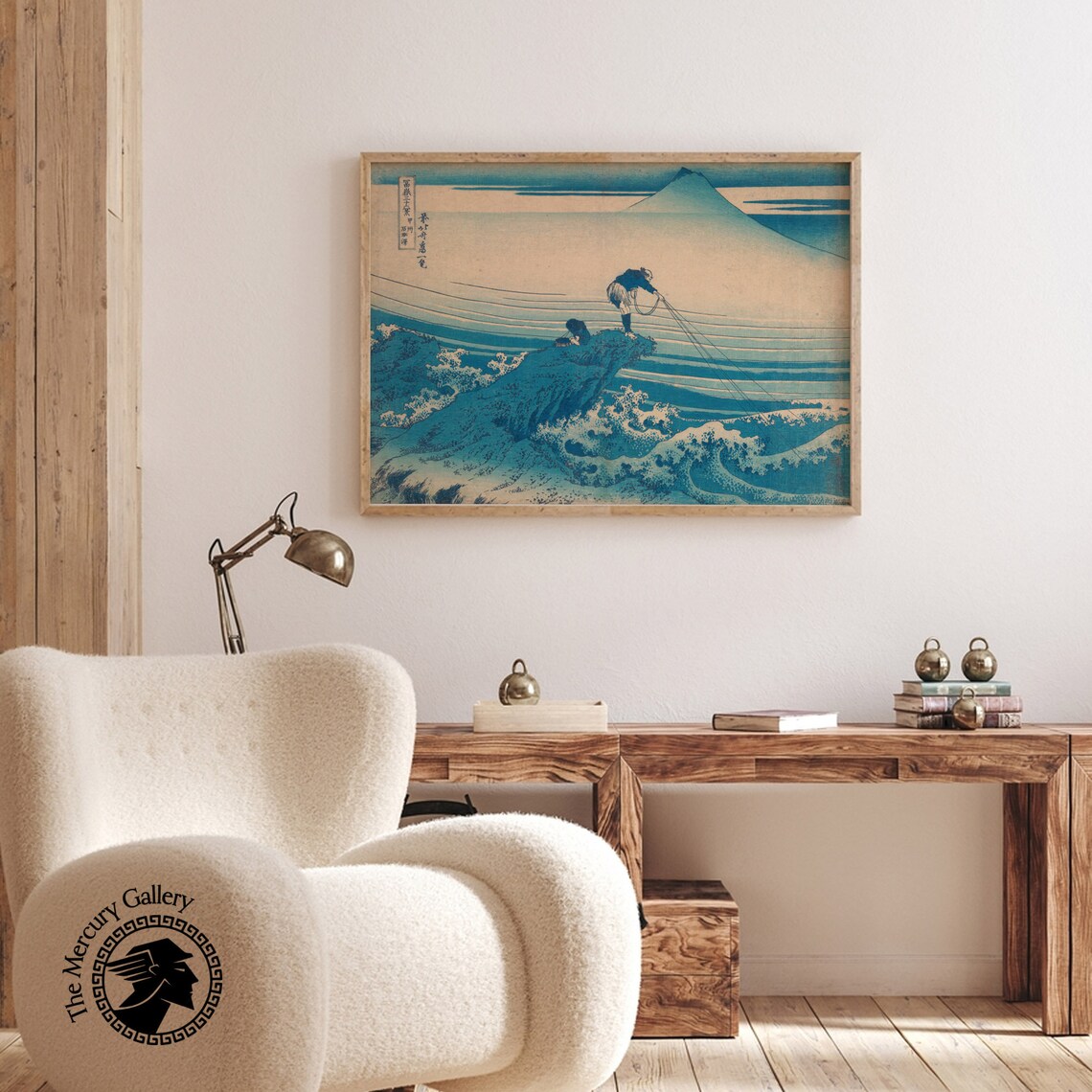 Hokusai Kajikazawa In Kai Province Art Print - Image 3