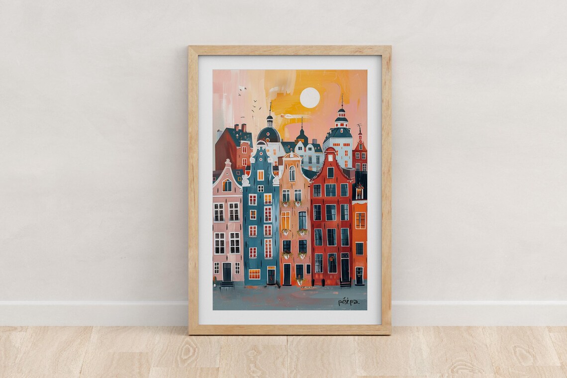 European Buildings - Architecture Poster