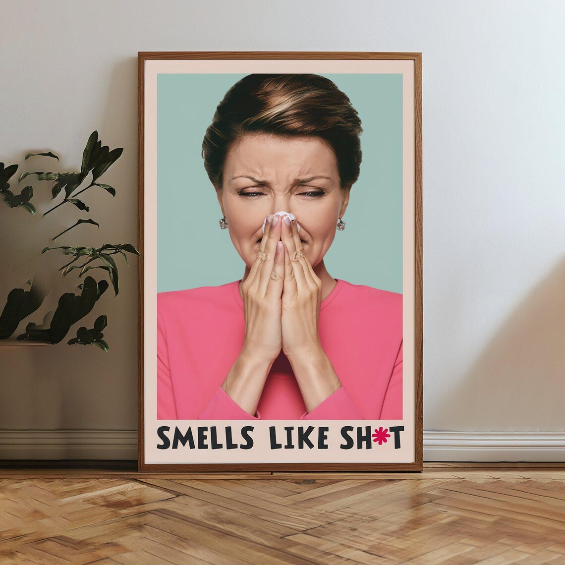 Funny Smells Like Shhh Sassy Sarcastic Quote Office Humor Poster