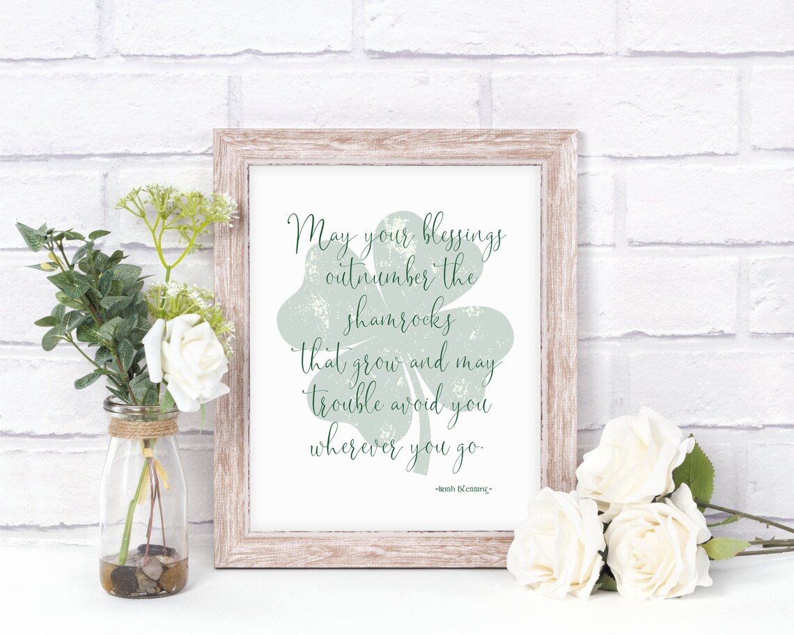 St. Patrick's Day Blessing, Holiday Decor