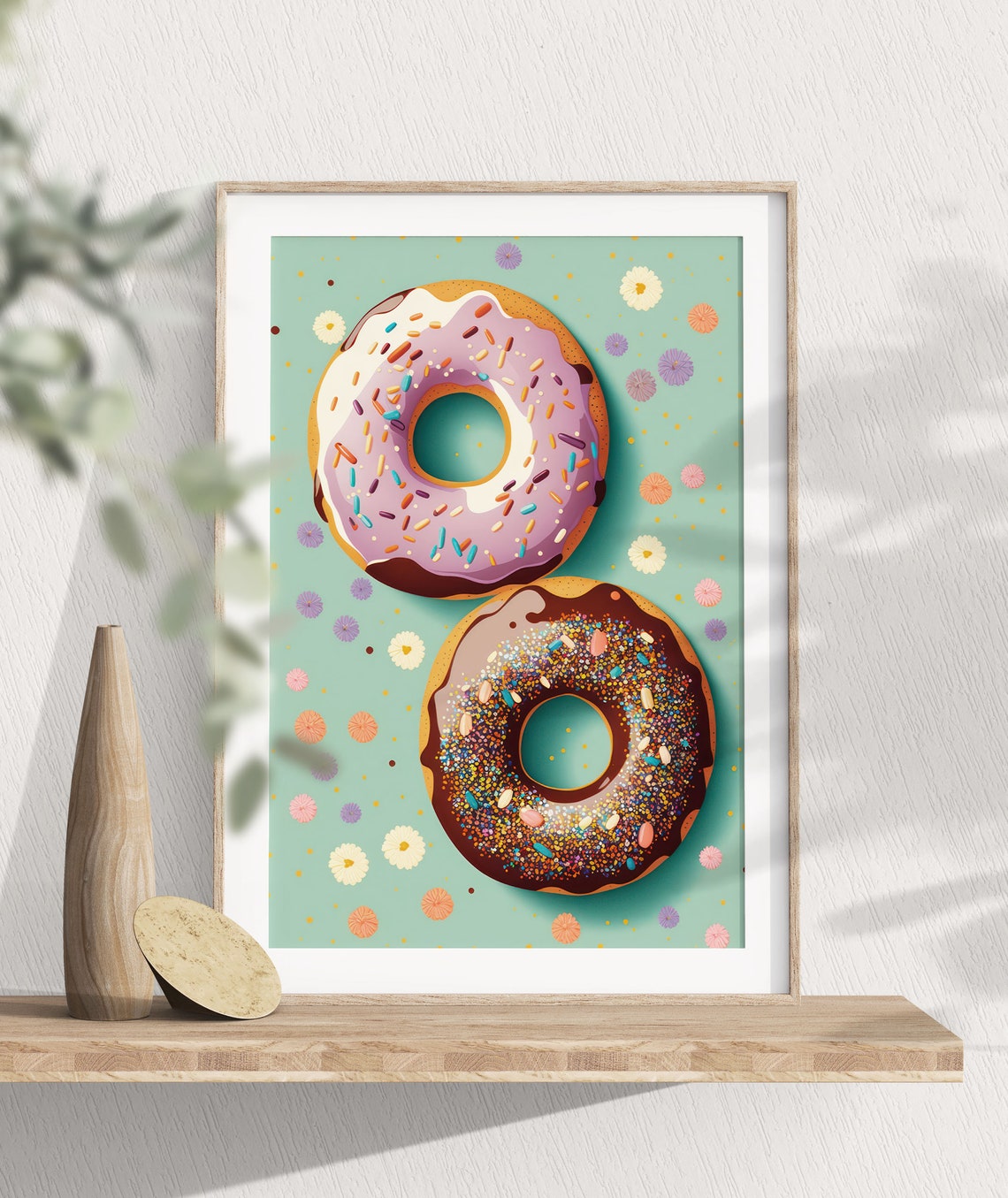 Modern Coffee Shop Decor Bakery Donuts Poster French Cafe Art - Image 3