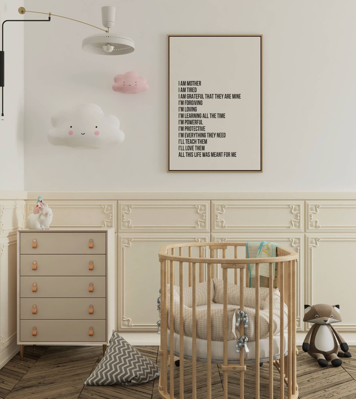 I Am Mother Wall Art Tiktok Song Lyric Print Mothers Day Wall Print Mothers Day Wall Decor Tiktok Trend Song Lyric - Image 3