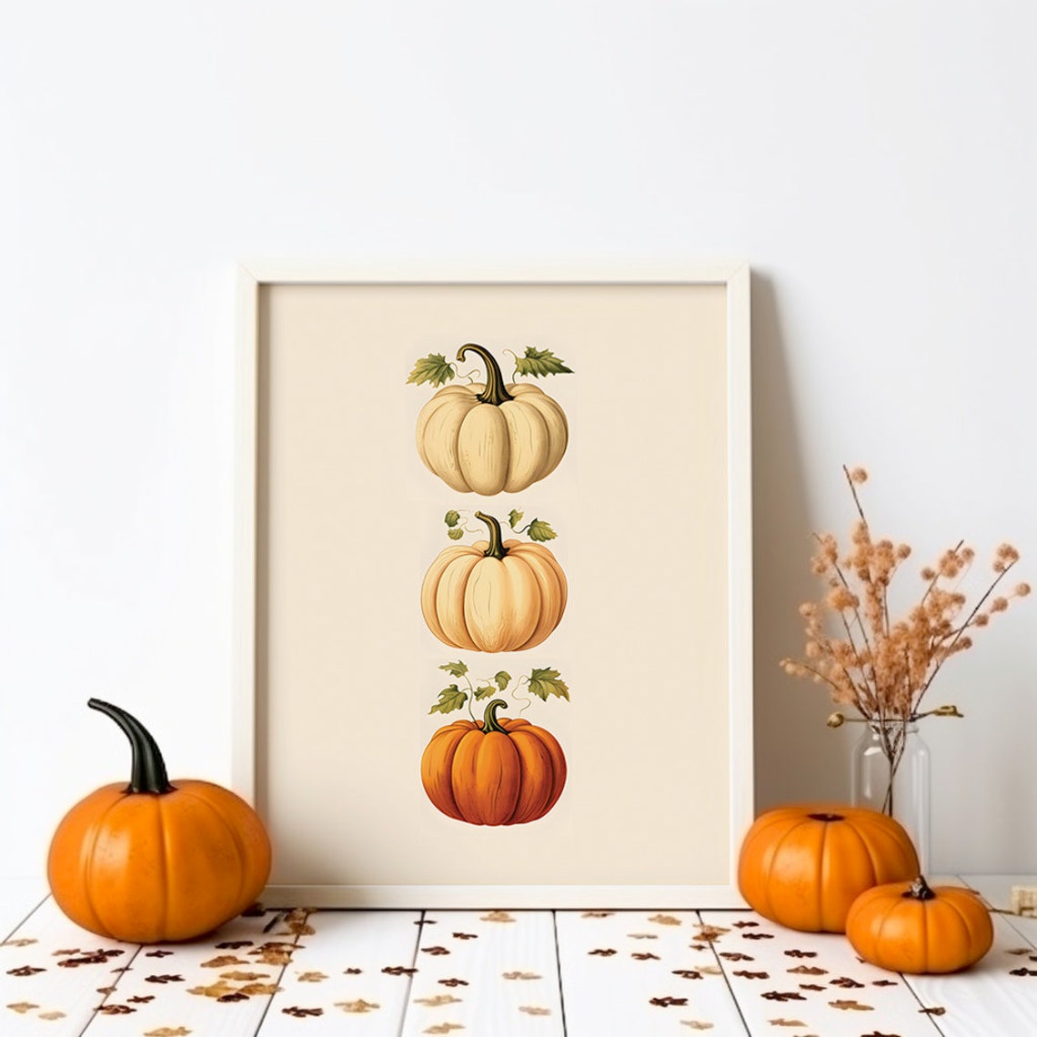 Fall Magic Poem Script Neutral Beige Autumn Quote Minimalist Poster - Image 2