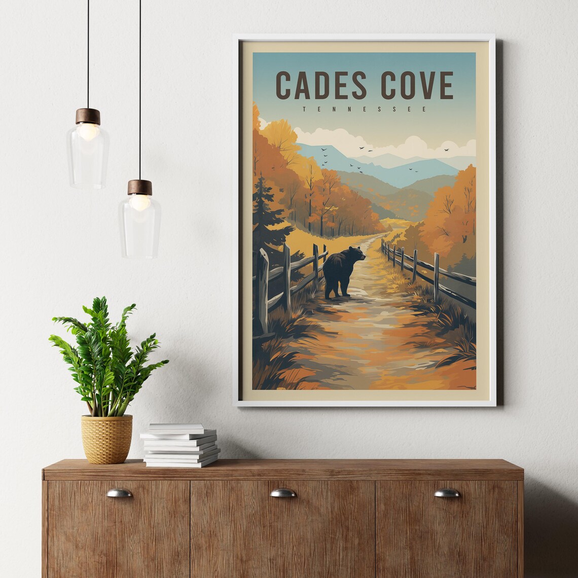 Cades Cove, Great Smoky Mountains Travel Poster - Image 2