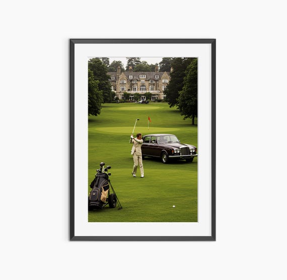 Golf Poster Photography Prints Wall Art Fine Living Room Decor Museum Quality