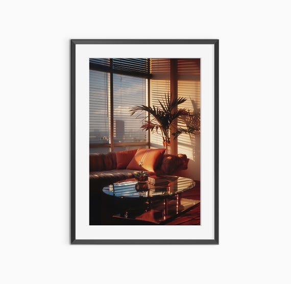 Sunset Shadow Wall Art Photography Prints Living Room Decor Office Museum Quality Poster