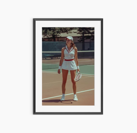 Tennis Photography Prints Sports Poster Retro Art Print Museum Quality