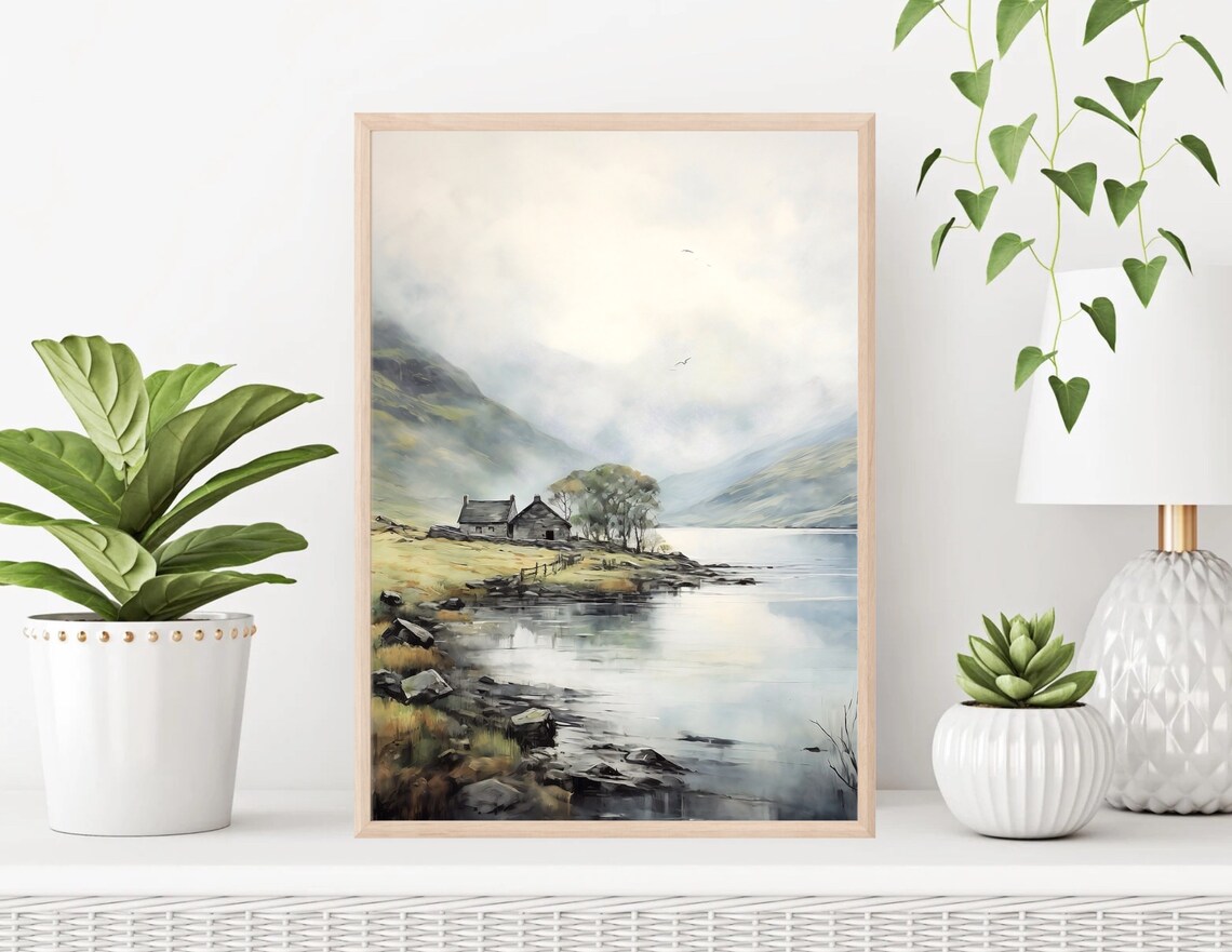 Ireland Landscape Print, Irish Cottage Art Print - Image 3