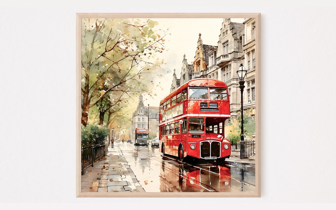 London Travel Art Print Gift For Art Lovers