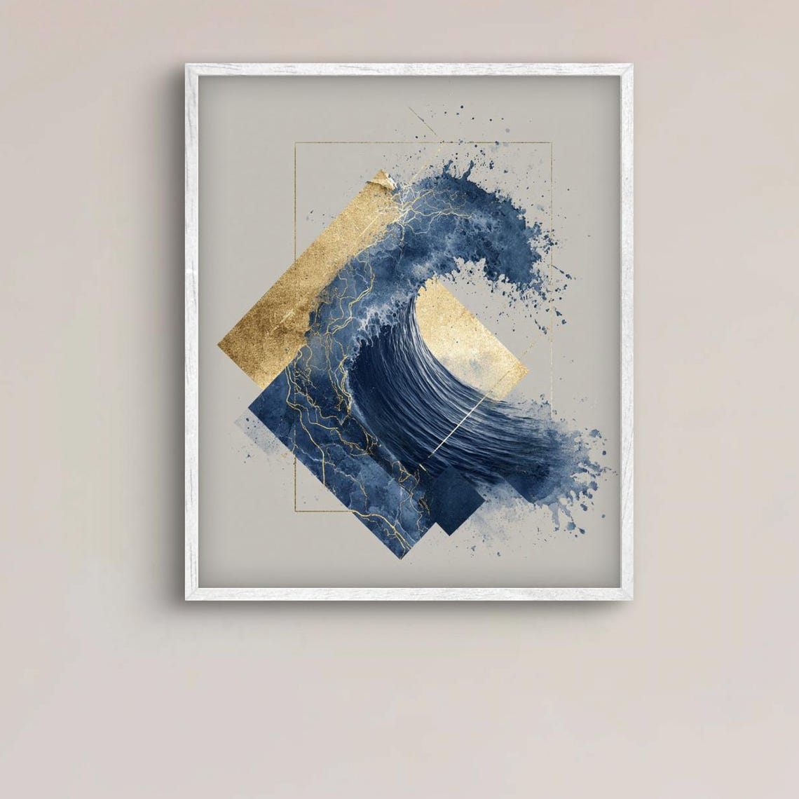 Abstract Geometry Art Modern Minimalist Wall Print
