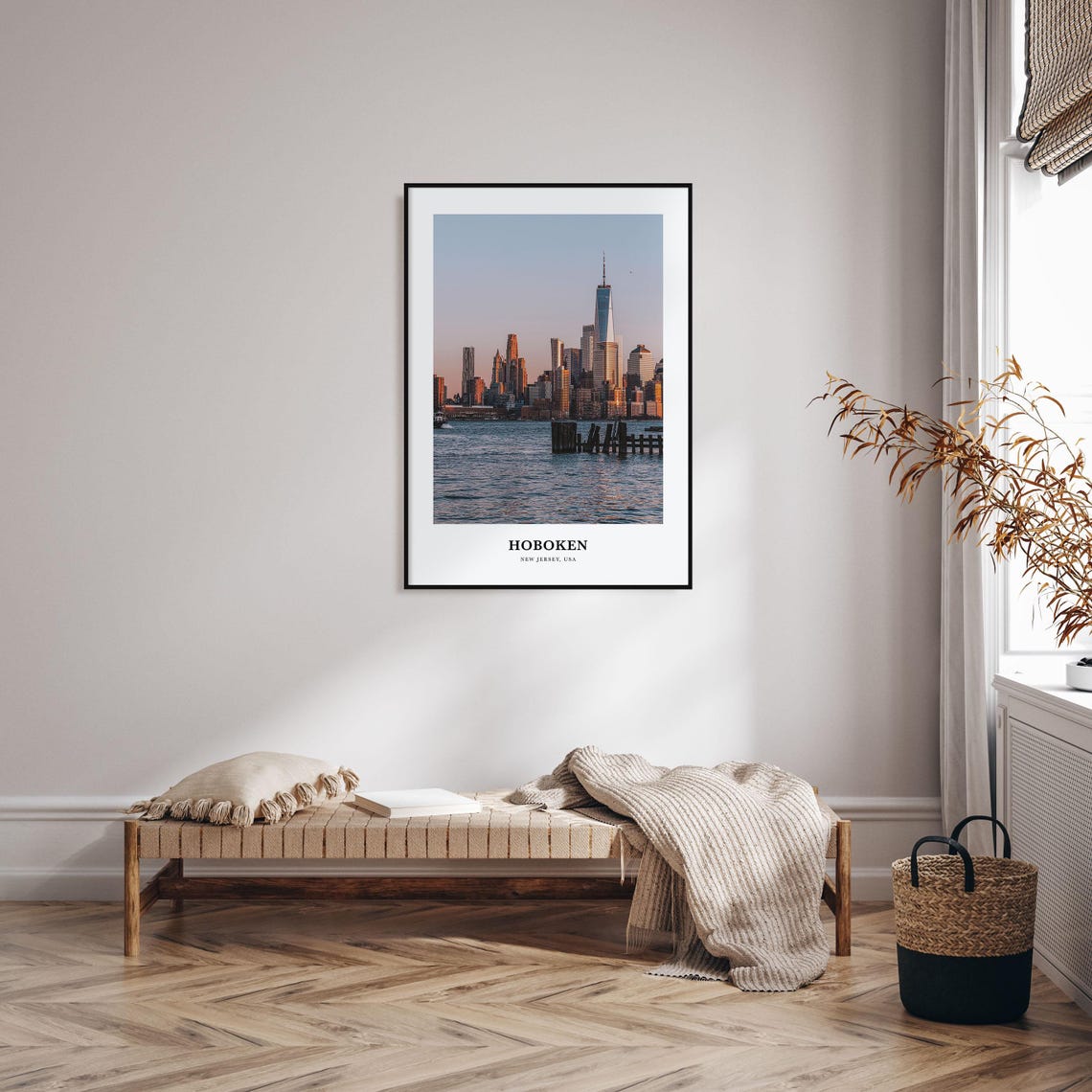 Hoboken Print Hoboken Photo Poster Hoboken Travel Wall Art Hoboken Map Print Hoboken Photography Hoboken Wall Dcor New Jersey Usa - Image 3