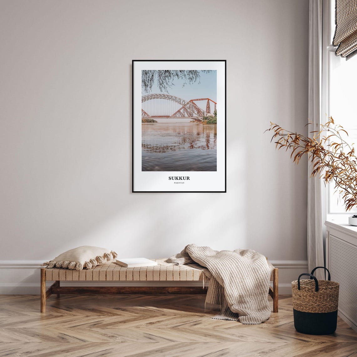 Sukkur Print Sukkur Photo Poster Sukkur Travel Wall Art Sukkur Map Print Sukkur Photography Print Sukkur Wall Dcor Pakistan - Image 3