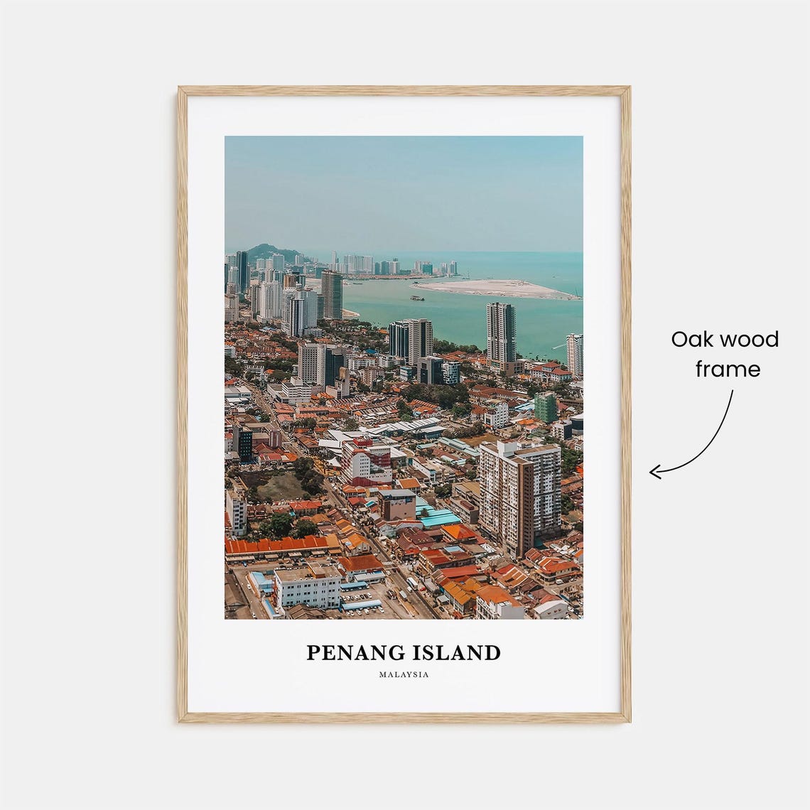 Penang Island Print Penang Island Photo Poster Penang Island Travel Wall Art Penang Island Map Print Penang Island Print Malaysia - Image 3