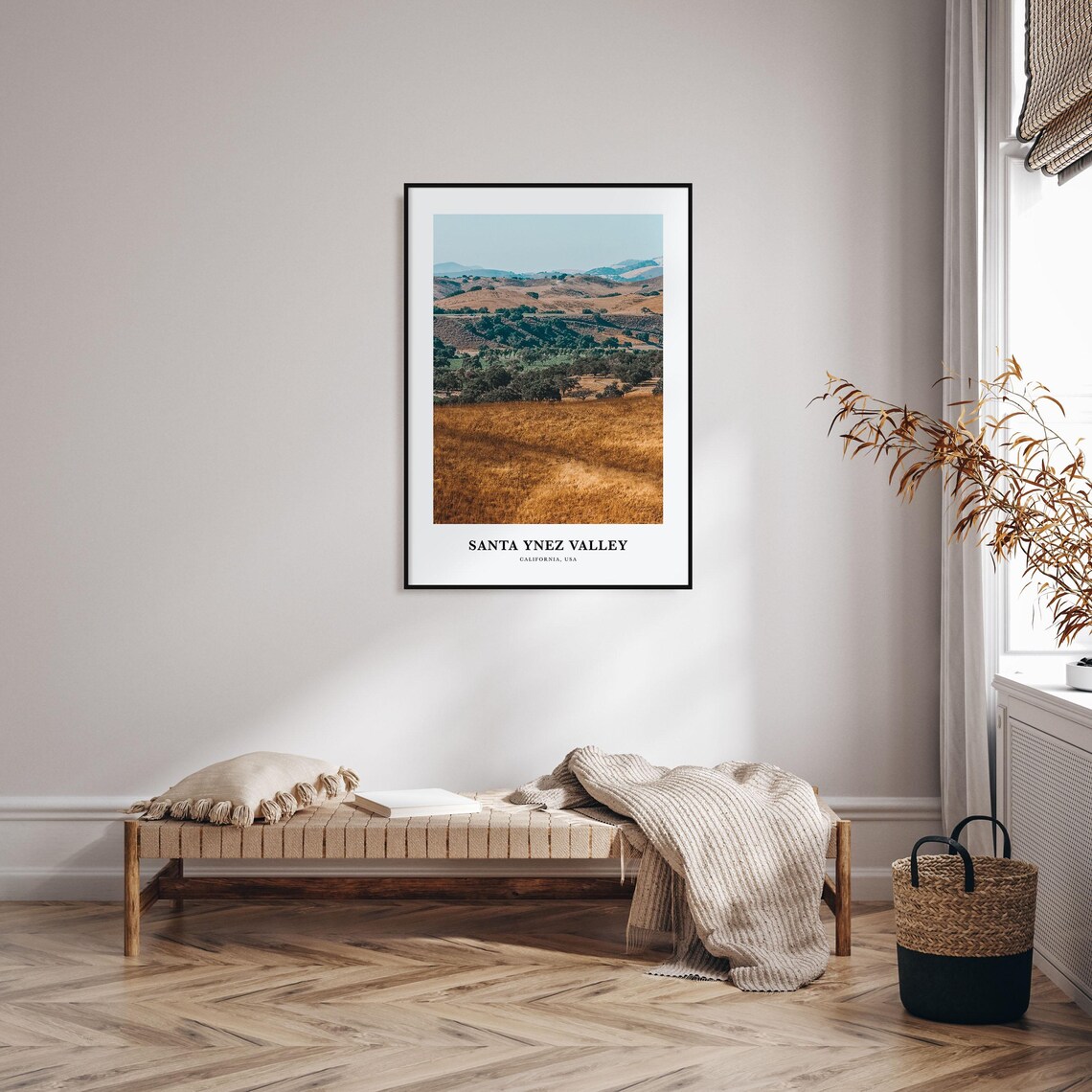 Santa Ynez Valley Travel Poster, California USA - Image 3