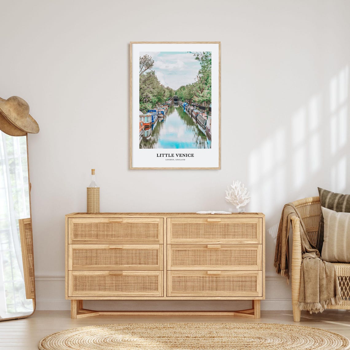 Little Venice Print London Little Venice Photo Poster Little Venice Travel Wall Art Little Venice Map Print Little Venice England - Image 2