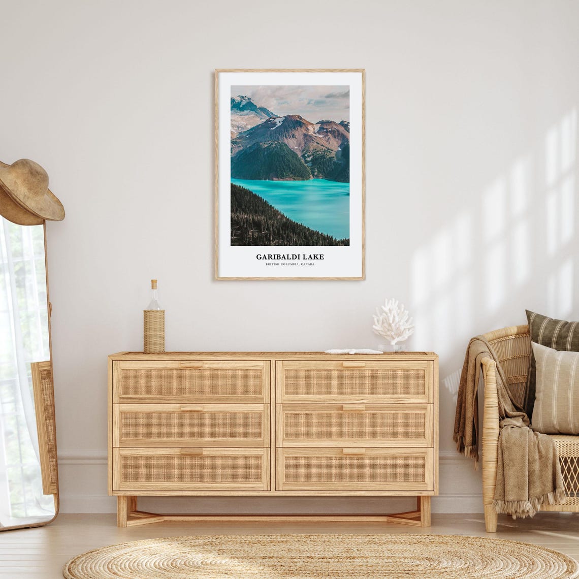 Garibaldi Lake British Columbia Turquoise Alpine Lake Mountain Poster - Image 2