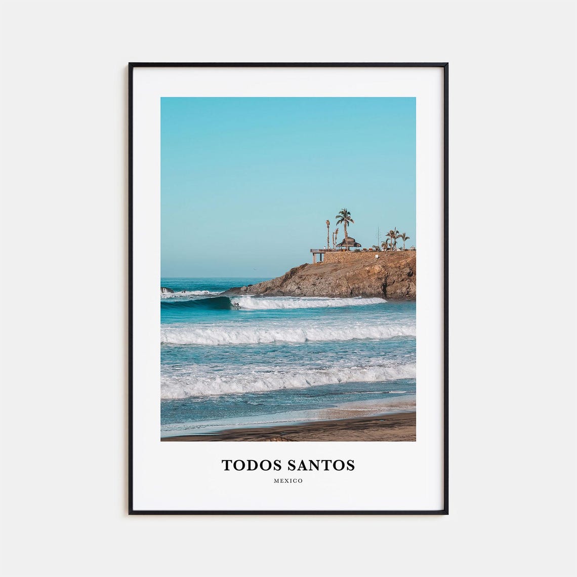 Todos Santos Mexico Surf Beach Point Break Travel Photography Poster