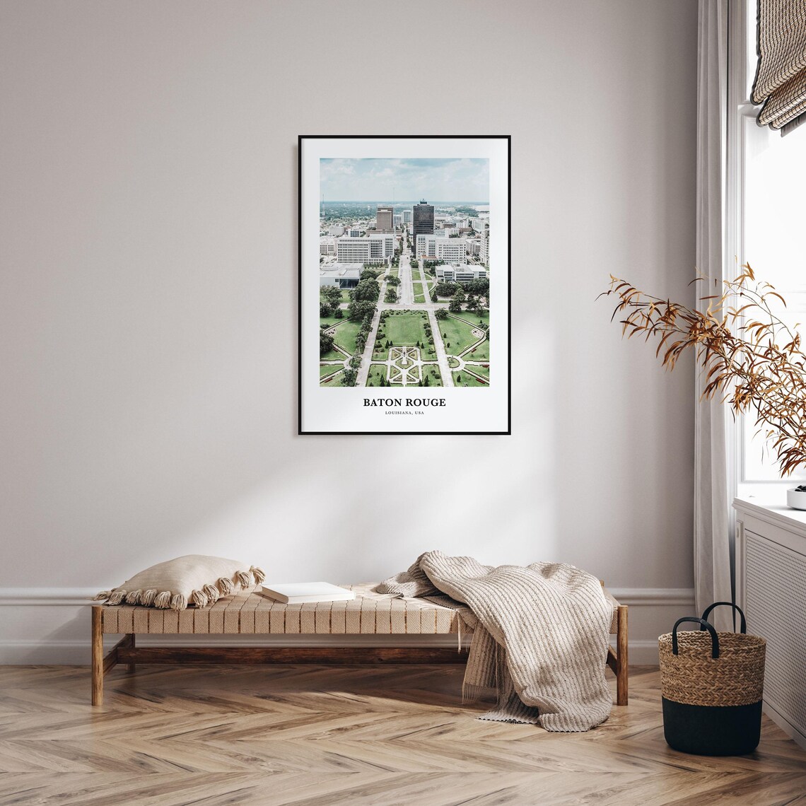 Baton Rouge Print Baton Rouge Photo Poster Baton Rouge Travel Wall Art Baton Rouge Map Baton Rouge Photography Print Louisiana Usa - Image 3